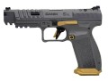 Pistolet Canik TP9 SFX Rival Grey kal. 9x19 - widok boczny z lufą skierowaną w lewo, doskonała jakość wykonania i precyzyjne parametry.