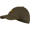 Czapka Härkila Instinct Willow Green widok z przodu - idealna dla myśliwych i miłośników outdooru.