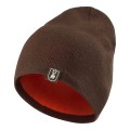 Czapka Deerhunter 6748 - dwustronna, przód brązowy, idealna do aktywności na świeżym powietrzu, stylowa i funkcjonalna.