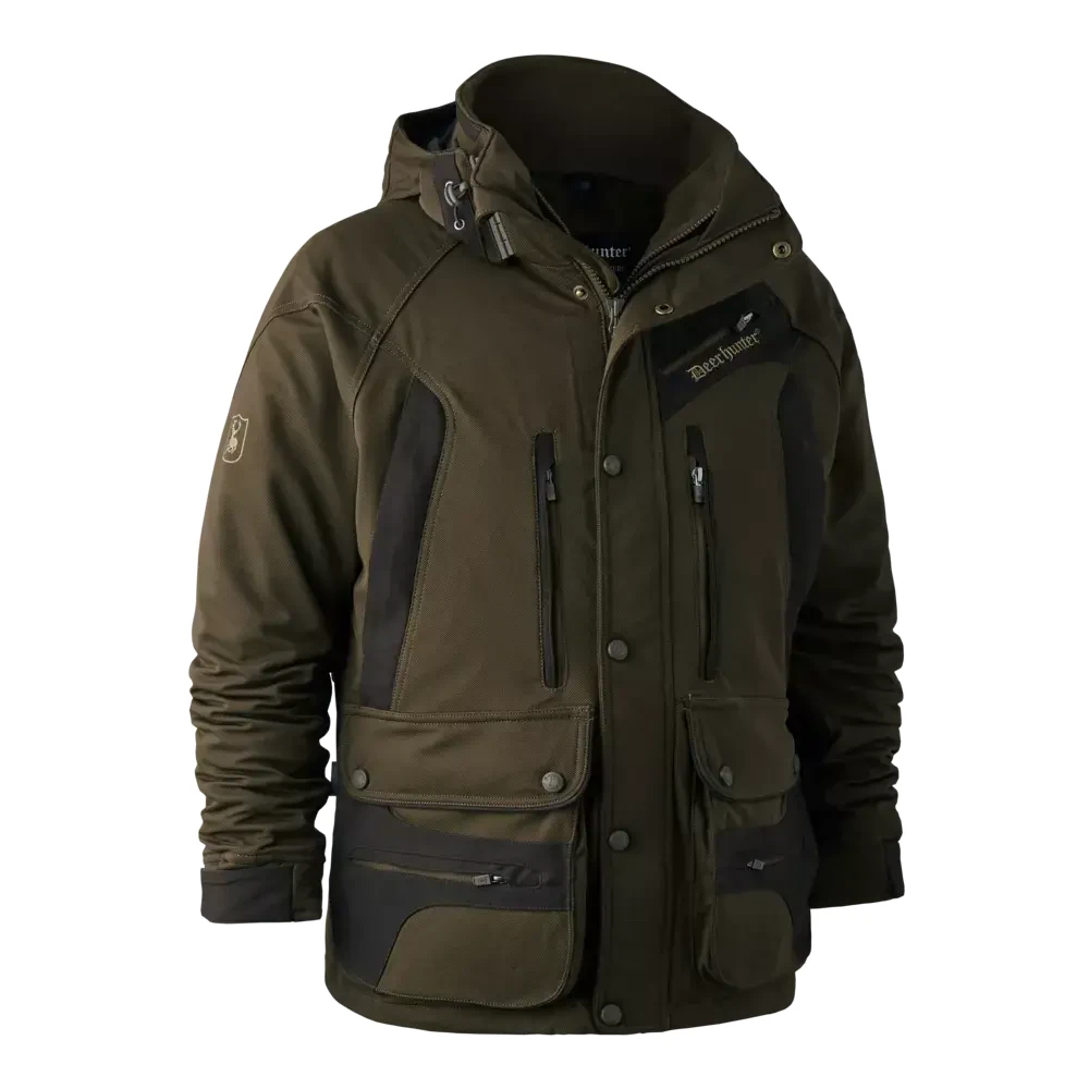 Kurtka Muflon Deerhunter Art Green 5822 - widok z przodu, stylowa i funkcjonalna odzież outdoorowa.