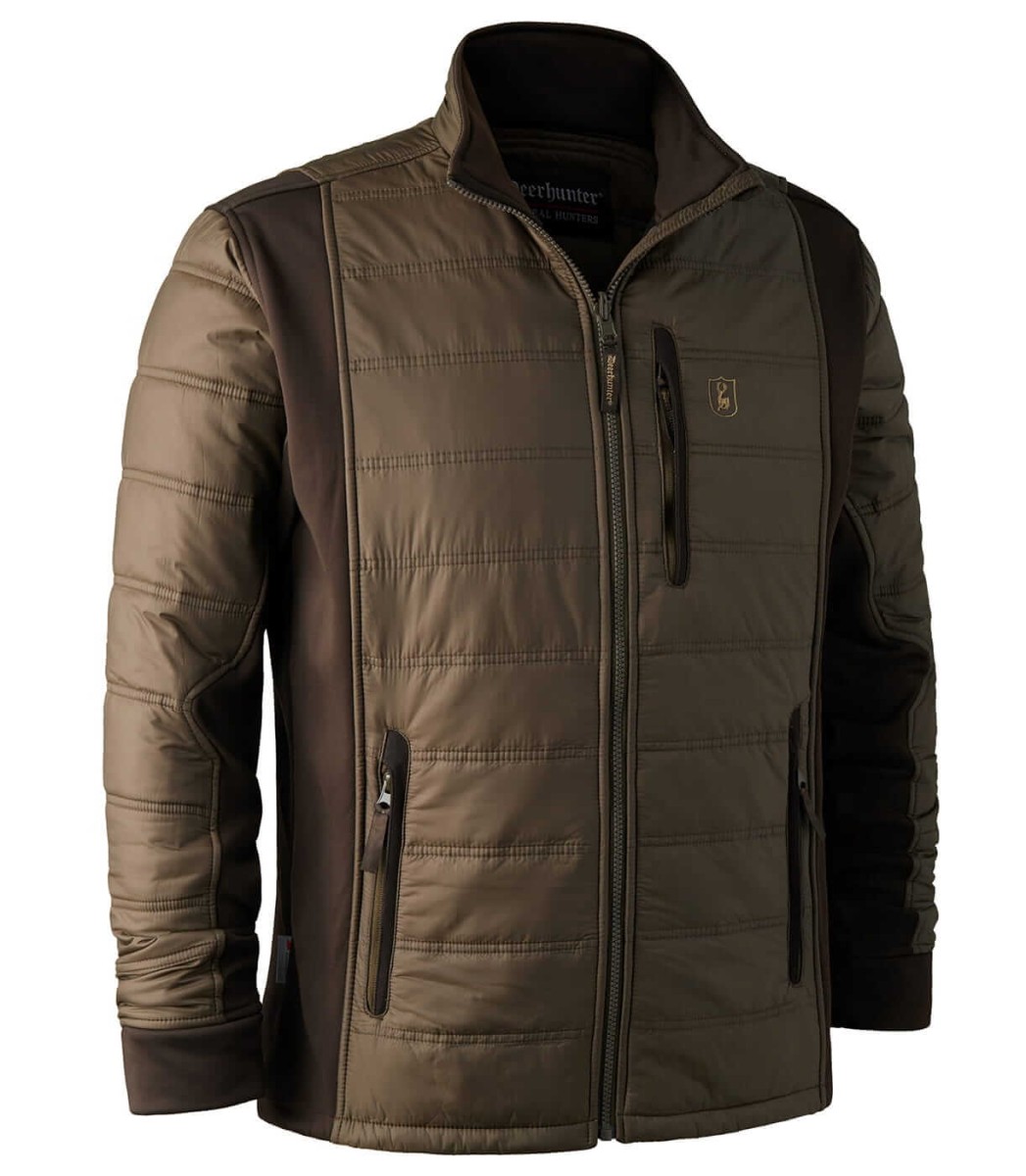 Kurtka docieplająca Deerhunter Muflon 5720 - przód widok z bezpośredniego frontu, idealna na outdoorowe przygody i zimowe warunki.
