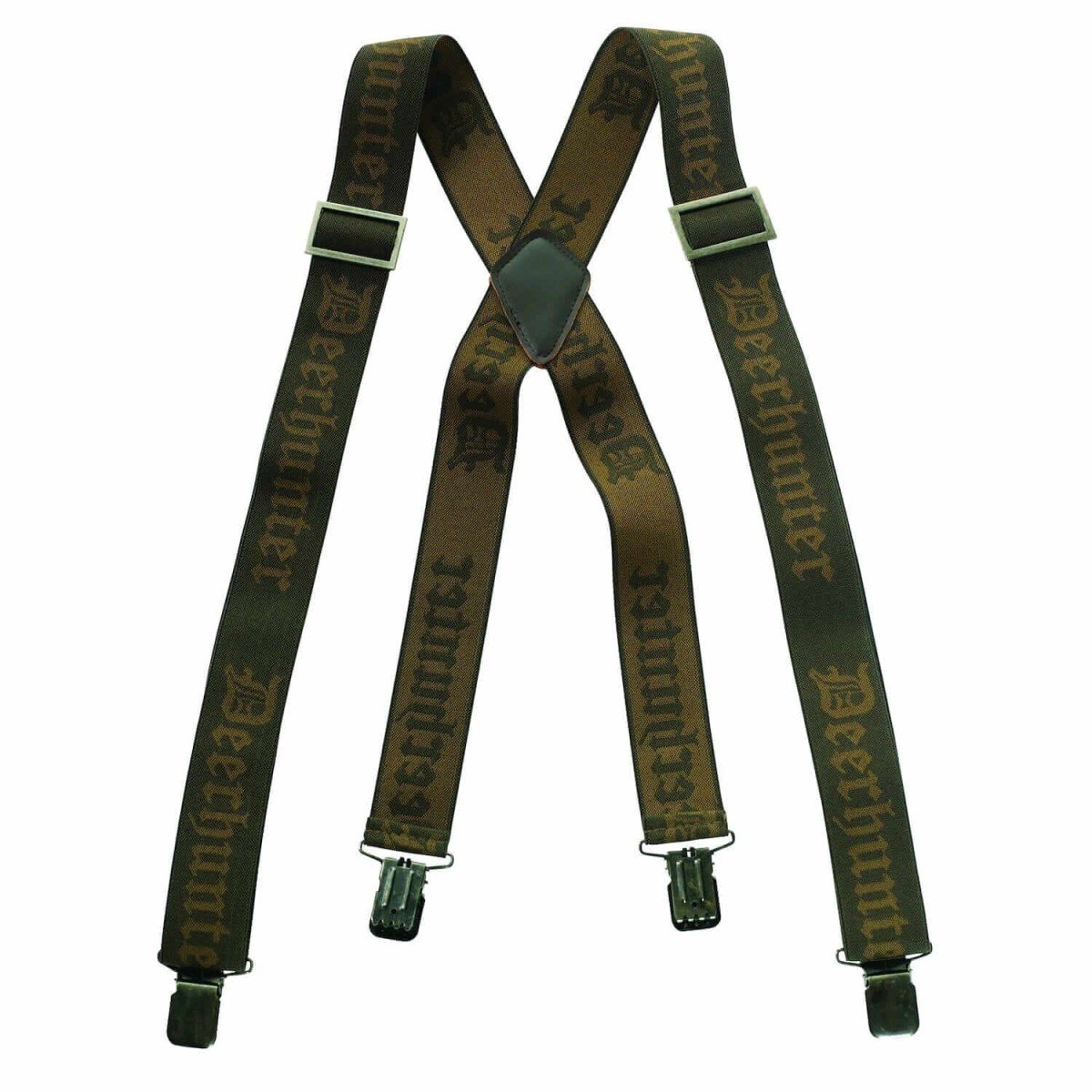 Szelki Deerhunter 8029 - rozłożone, z detalami materiału i konstrukcji, idealne do polowań i outdoorowych aktywności.