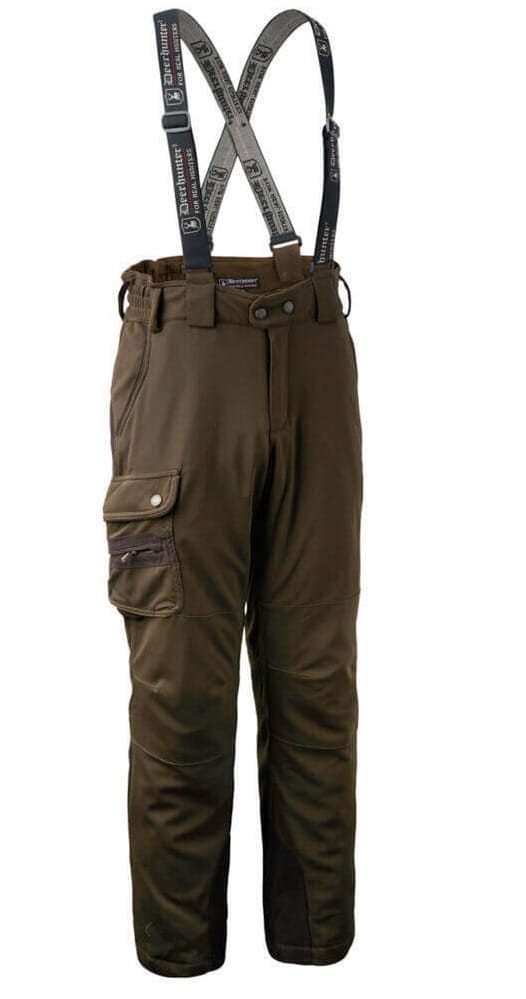 Spodnie Muflon Deerhunter 3822 - widok przodu, idealne na wyprawy myśliwskie, komfortowe i funkcjonalne.