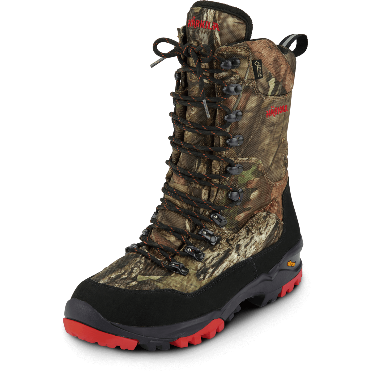 Buty Härkila Moose Hunter GTX - widok boczny, idealne na polowania i wyprawy outdoorowe.