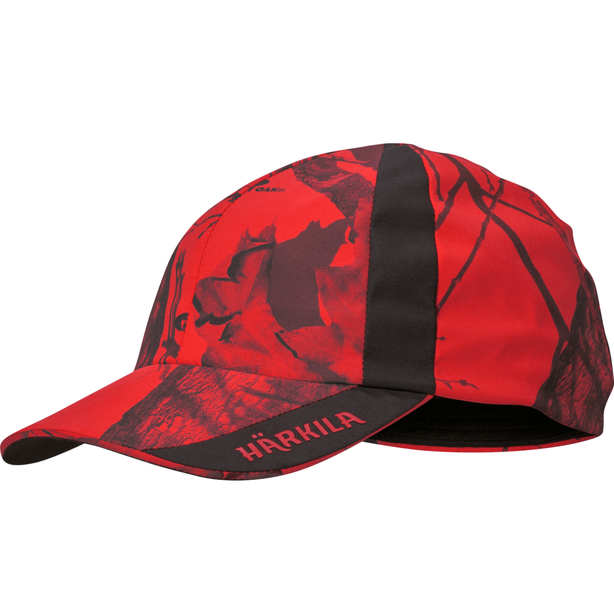Czapka Härkila Moose Hunter 2.0 Red - przód, stylowy design, doskonała ochrona w terenie.