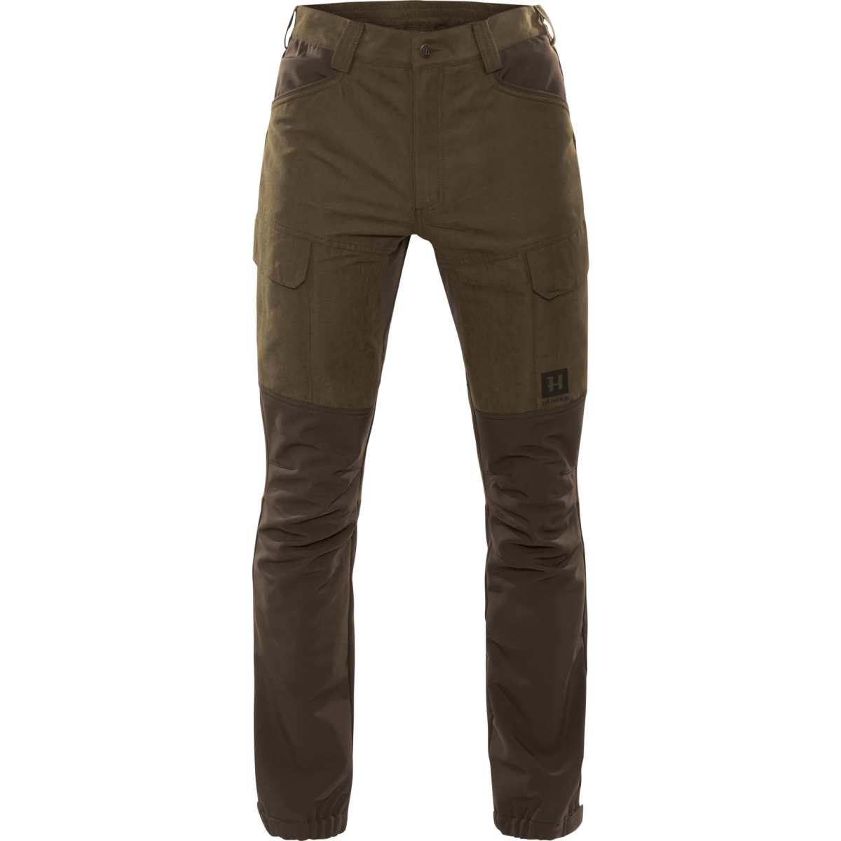 Spodnie Härkila Scandinavian Willow Green/Deep Brown - Elegancki i funkcjonalny design, które łączą komfort z wysoką jakością.