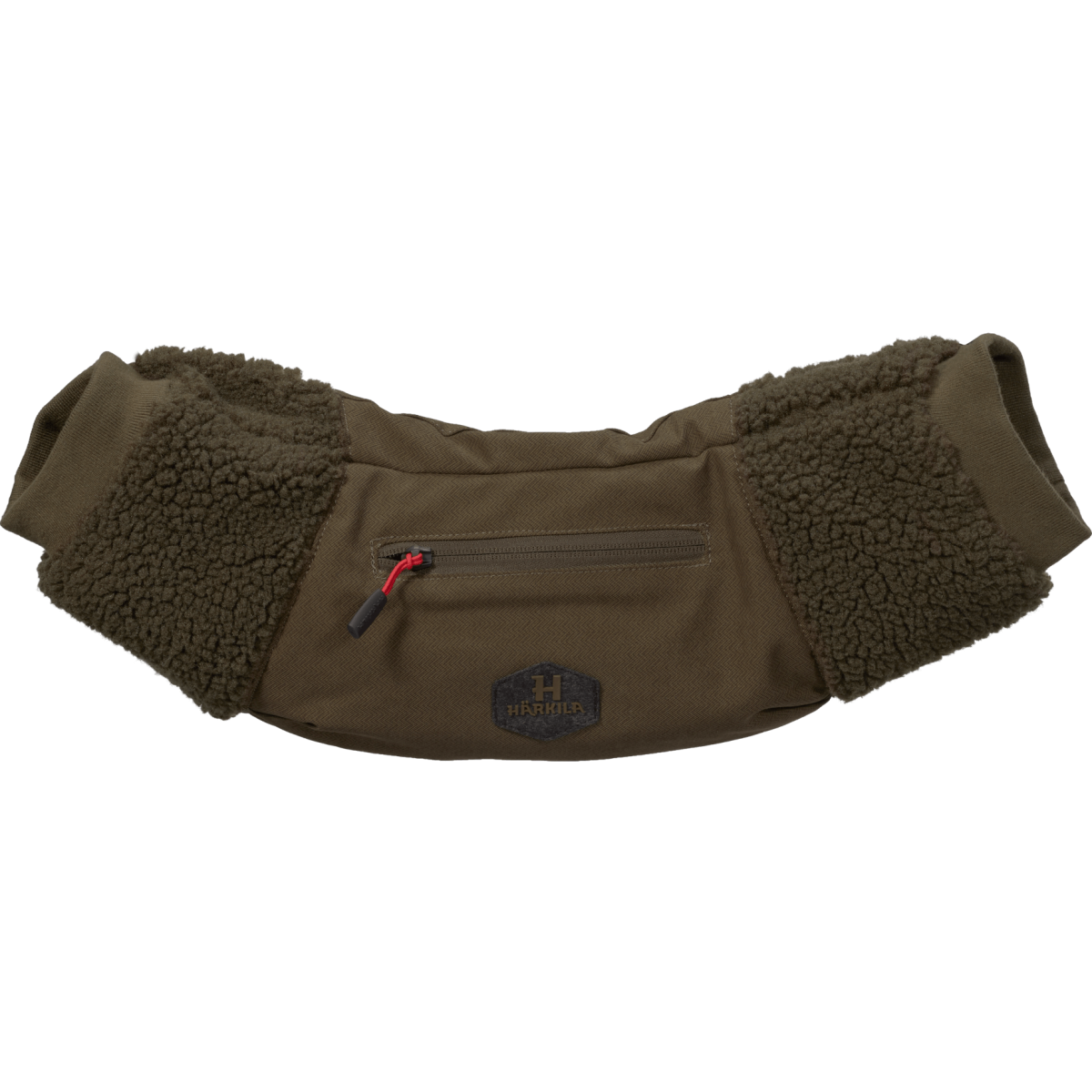 Mufka Härkila Driven Hunt Heat w widoku z przodu, idealna do polowań.