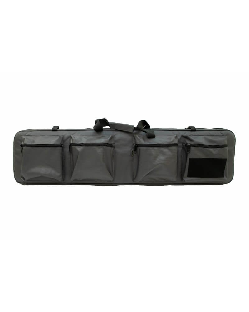 Pokrowiec Futerał Tactical 1 Gray - przód z praktycznymi kieszeniami na akcesoria.