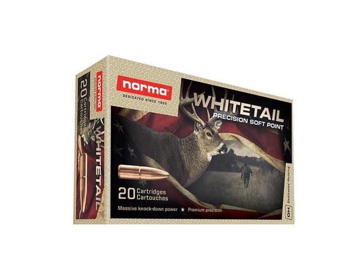 Opakowanie amunicji Norma kal. 30-06 Whitetail 9,7g - wysoka jakość i precyzja.