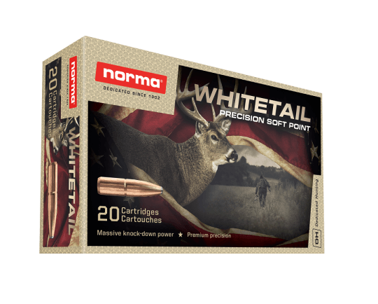 Opakowanie amunicji Norma Whitetail kal. 6,5 Creedmoor 9,1g - doskonała jakość dla strzelców myśliwskich.