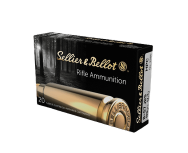 Opakowanie amunicji Sellier&Bellot 8x57 JRS HPC 12,7g - wysokiej jakości nabój myśliwski do strzelania.