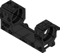 Montaż SPUHR SP4001C 34mm 0 MOA H-30mm L-120mm - precyzyjne wykonanie, solidna konstrukcja, idealny do strzelectwa.