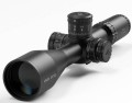 Luneta Arken Optics EP-5 5-25x56 FFP MIL - widok z przodu, podkreślający precyzyjny celownik i wytrzymałą konstrukcję.