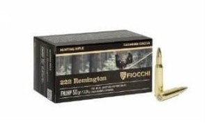 Amunicja Fiocchi kal. 222 Rem FMJHP 3,24g