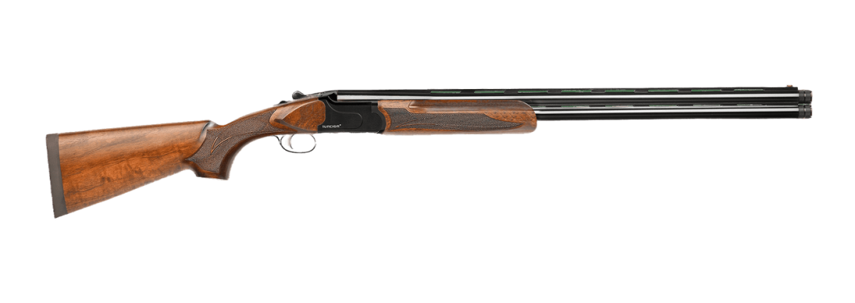 Strzelba Bock Kral Arms Tundra TB0002 kal. 12/76 w pełnym widoku, lufa skierowana w prawą stronę, solidna konstrukcja i nowoczesny design.