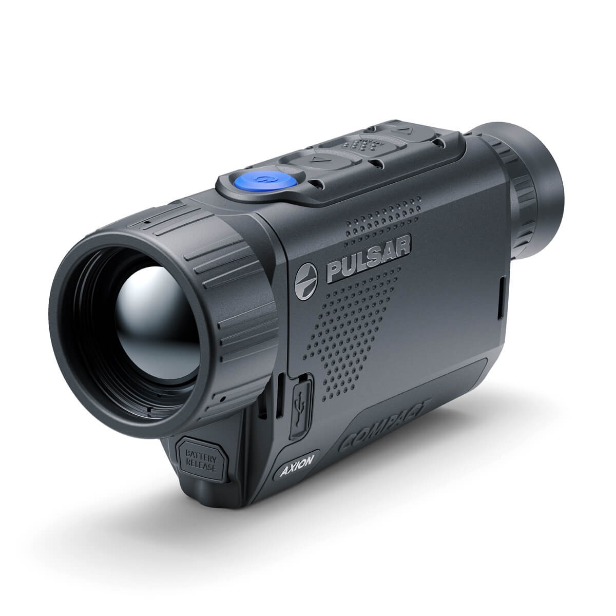 Termowizor Pulsar Axion Compact XG35, kompaktowy model z wysoką rozdzielczością, idealny do nocnych obserwacji.