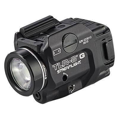 Streamlight TLR-8 G z zielonym laserem i jasnym światłem, idealna do nocnych operacji i obrony.