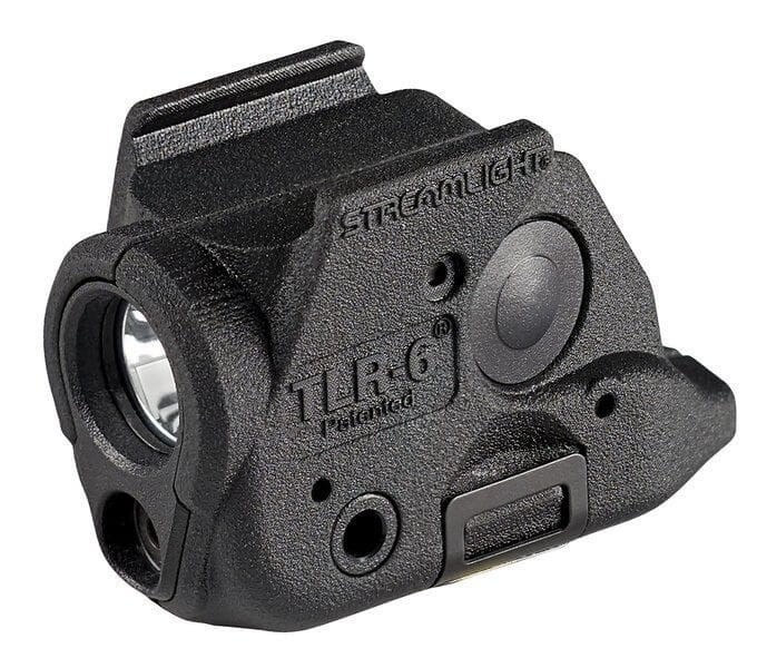 Zintegrowany laser i jasne światło, Streamlight TLR-6 zapewnia precyzyjne oświetlenie i łatwy montaż.