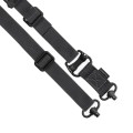 Detal zbliżeniowy na klamrę i system QD w zawieszeniu Magpul MS4 Dual QD Sling GEN 2, szary – solidna konstrukcja i łatwość montażu.