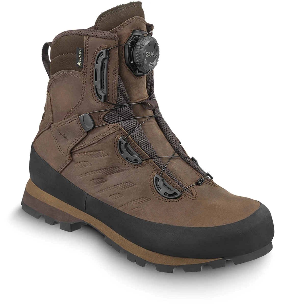 Buty Meindl Amiata GTX BOA - elegancki widok z boku, idealne do wędrówek i aktywności na świeżym powietrzu.