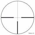 Siatka celownicza 4C z podświetleniem w lunecie Meopta MeoHunter R5 3-15x50 SFP RD. Jasna i precyzyjna, zapewnia celność w trudnych warunkach oświetleniowych.