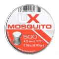 Opakowanie śrutu UX Mosquito 4,5 mm z250 sztukami w środku. Solidne i gotowe do precyzyjnego strzelania.