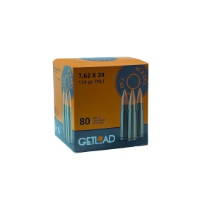Amunicja kulowa GetLoad 7,62×39 FMJ 8,0 g