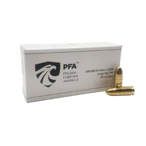 Amunicja PFA 9mm Luger 124gr/8g FMJ