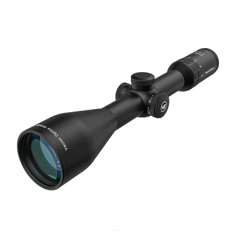 Luneta celownicza Vector Optics Grizzly Pro 3-12x56i Fiber – myśliwska luneta o powiększeniu 3-12x z dużym obiektywem 56mm, zapewniającym jasny obraz nawet o zmierzchu.