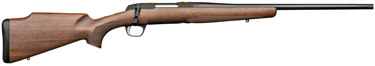 Sztucer Browning X-Bolt Hunter Monte Carlo widok z boku skierowany w lewo, ukazujący profil broni oraz elegancki design. Doskonały wybór dla myśliwych i sportowców.