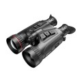 Profil boczny lornetki termowizyjnej Habrok Pro HX60LS – ergonomiczna konstrukcja z dalmierzem laserowym i wymiennym iluminatorem IR.