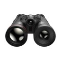 Lornetka multispektralna HIKMICRO Habrok Pro HX60LS LRF – widok na potężne obiektywy 60 mm kryjące sensor termiczny 1280×1024 oraz optykę 4K.