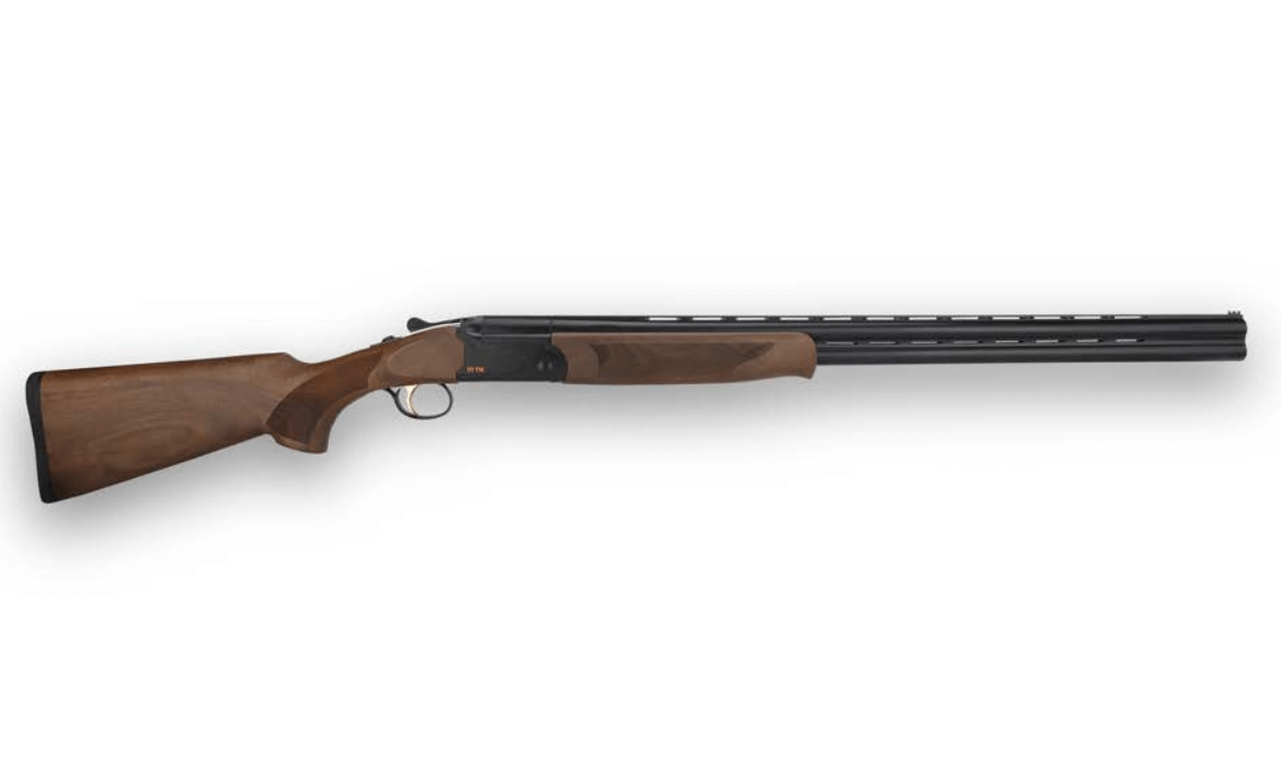 Strzelba Bock ARM Defence WT-111 Black kal. 12/76 w pełnym widoku z lewej strony, solidna konstrukcja i nowoczesny design.