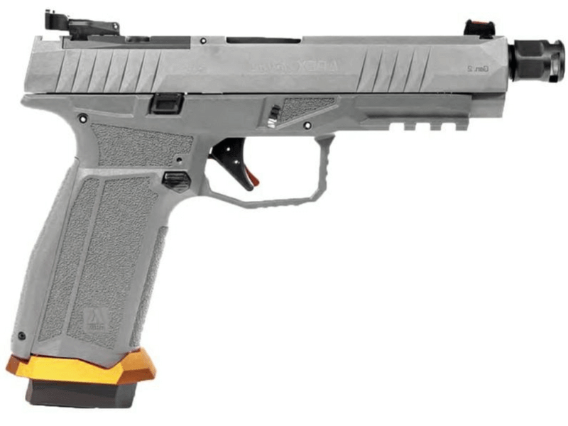 Pistolet Arex Delta Grey Wolf OR kal. 9x19 – widok z boku na nowoczesny pistolet półautomatyczny