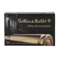 Opakowanie amunicji Sellier & Bellot 7x65R 11,2g SPCE - wysokiej jakości opakowanie z informacjami o produkcie.
