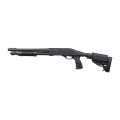 Lewy profil strzelby pump action Winchester SXP Defender Tactical Adjustable Ostoja24. Kompaktowa lufa 35 cm