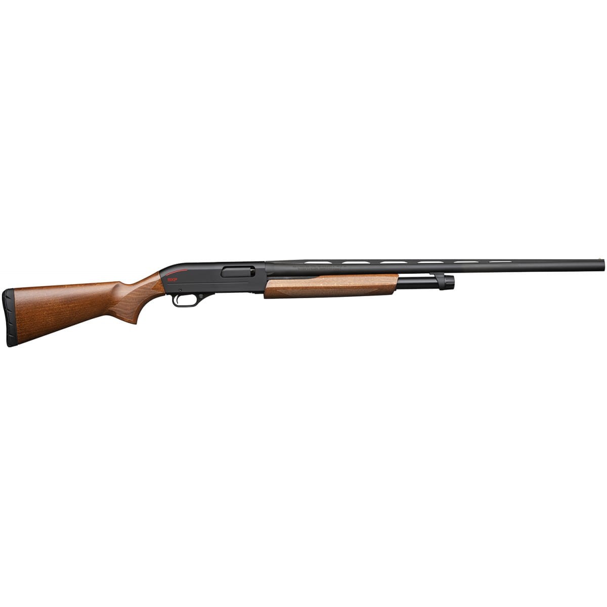 Prawy profil strzelby Winchester SXP Field sklep Ostoja24. Widoczna lufa Back Bored i komora zamkowa Magnum