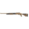 Lewy profil strzelby pump action Winchester SXP XTREM Dark Earth Rifled Ostoja24. Wytrzymała kompozytowa osada