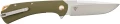 Rozłożony nóż składany Skif Frontier G10 Stonewash. Głownia Drop Point ze stali narzędziowej D2 i wykończenie SW
