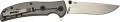 Otwarty nóż składany SKIF Urbanite II G 10 Stonewash. Głownia Drop Point z nowoczesnej stali 9Cr18MoV