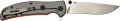 Rozłożony nóż składany SKIF Urbanite II G 10 Stonewash z głownią Drop Point. Wytrzymałe narzędzie EDC do lasu