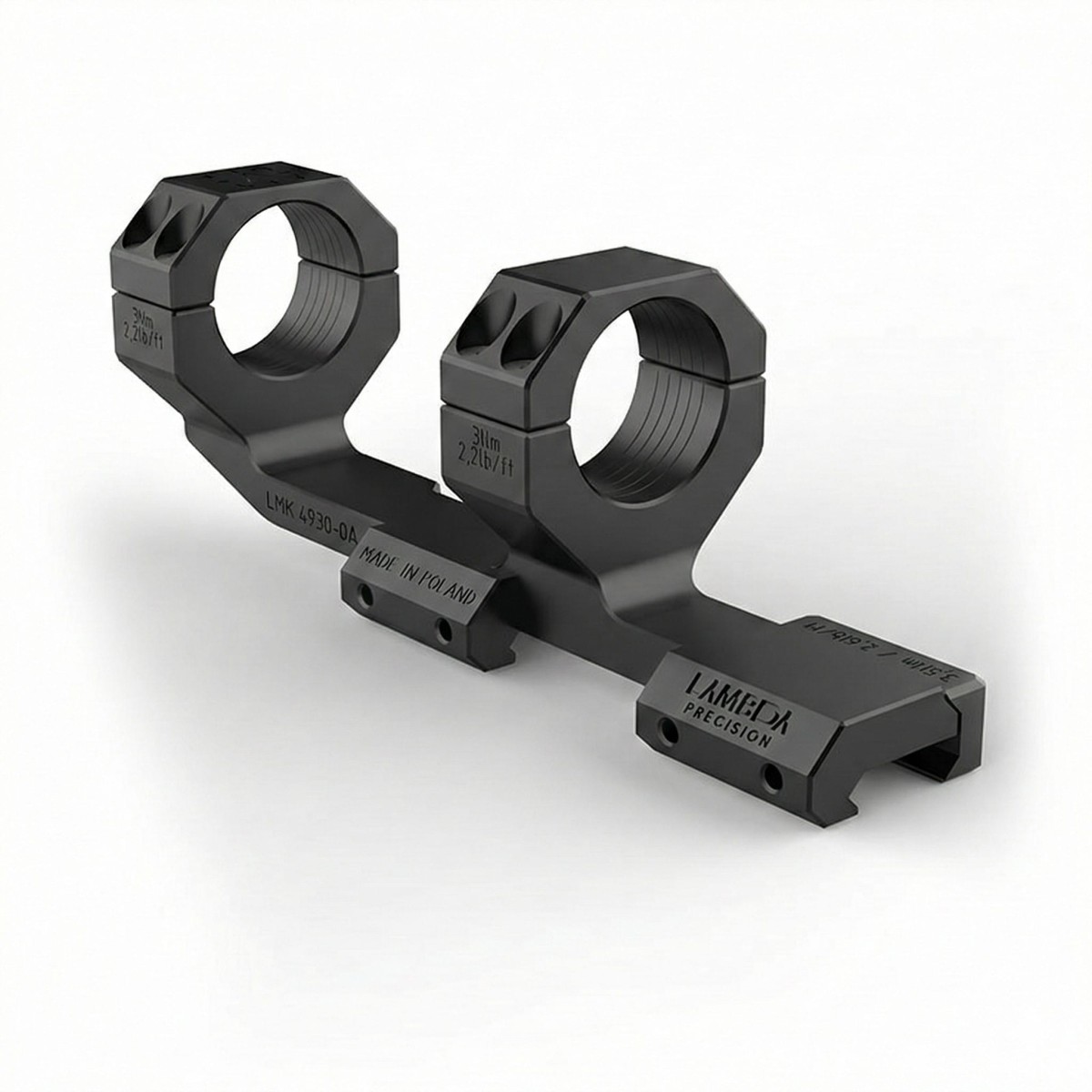 Montaż monolityczny Cantilever Lambda Precision HRS LMK 4930-0A (tubus 30 mm, 0 MOA) do AR-15 - Sklep Ostoja24