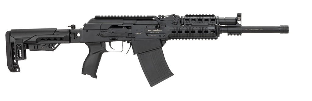 Półautomat śrutowy Armsan RS-S1 TELESCOPIC. Cała sylwetka strzelby taktycznej AK z kolbą teleskopową - Ostoja24