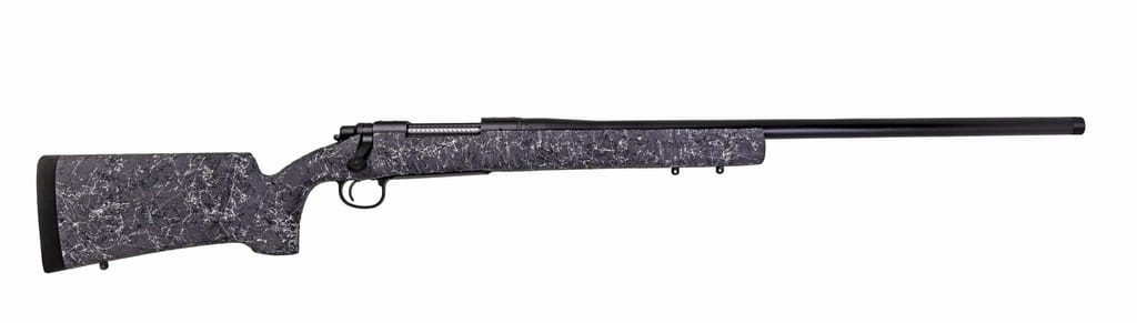 Sztucer powtarzalny Remington 700 Long Range. Cała sylwetka z osadą HS Precision i grubą lufą 26 cali - Ostoja24
