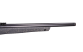 Ciężka lufa stalowa o średnicy 21,5 mm w karabinku Bergara BMR-X Steel. Stabilna konstrukcja do strzelectwa wyczynowego.
