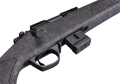 Regulowany mechanizm spustowy Bergara Performance w karabinku BMR-X Steel. Widoczna śruba zewnętrznej regulacji ciężaru spustu.
