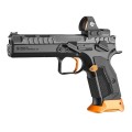Bezwzględna precyzja z optyką. CZ TS 3 Orange 9x19 mm łączy ręczne pasowanie z nowoczesnym systemem pod kolimator. Prawdziwy "Rolls-Royce" w sklepie Ostoja24.
