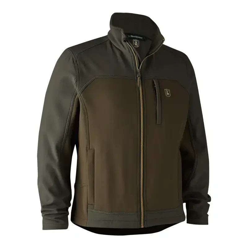 Przód bluzy Rogaland Deerhunter 8772 - funkcjonalna odzież outdoorowa z kieszeniami i wysokiej jakości materiałów, idealna do aktywności na świeżym powietrzu.