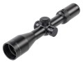 Zbliżenie na przednią soczewkę celownika Delta Titanium HD 1,5-9x45. Zaawansowane szkła High Definition zapewniają wyraźny, kontrastowy obraz oraz transmisję światła rzędu 92 procent w warunkach zmierzchowych.