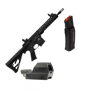 Schmeisser AR15 Dynamic 10,5" + Kolimator Falke LE + Magazynek 60 nb.